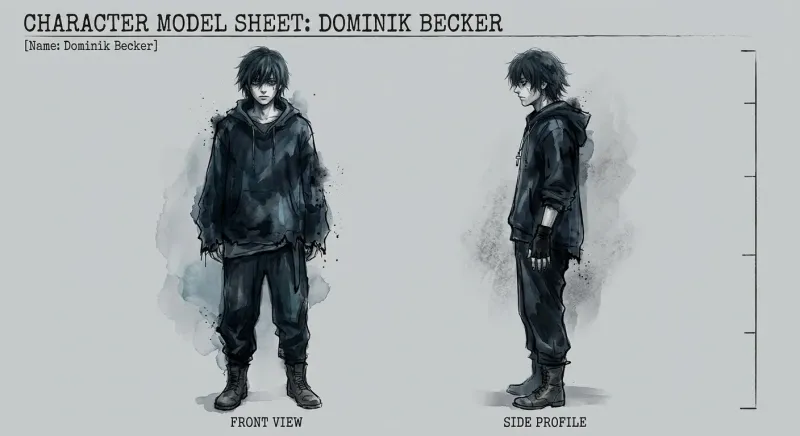 Retrato de Dominik Becker